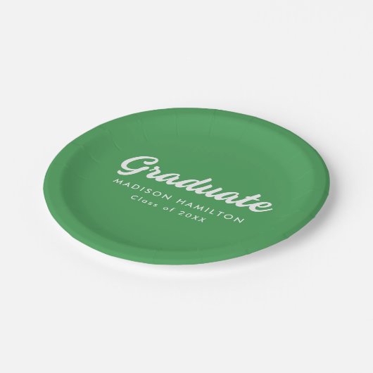 Vet Script Green Afstuderen Papieren Bordje (Gekanteld)