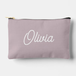 Vet script monogram, licht paarse etui