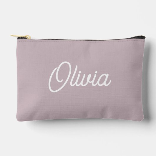 Vet script monogram, licht paarse etui (Voorkant)