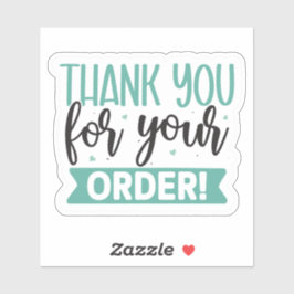 Vet script voor verpakkingen voor kleine bedrijven sticker