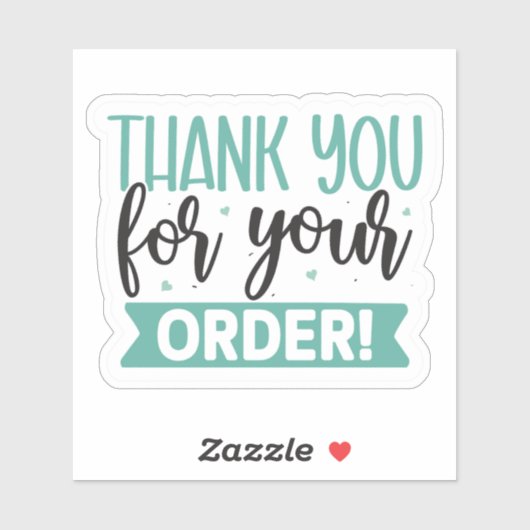 Vet script voor verpakkingen voor kleine bedrijven sticker (Vel)