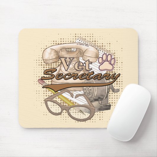 Vet Secretary Muismat (Met muis)