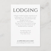 Vet Serif Classic Lodging Behuizing Kaart (Voorkant)