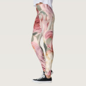 Vet Shabby Chic Rozen Floral Garden Flowers Leggings (Links)