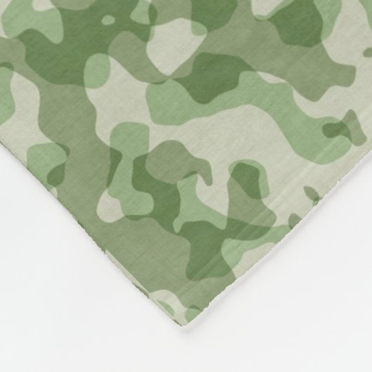 Vet Silhouette Camo Fleece Deken (Hoek)