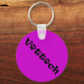 vet - sleutelhanger voor technisch zwendel - schad (Voorkant)