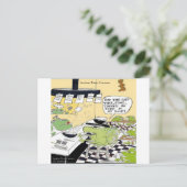Vet Smeerpoets voor Kikkers Grappige Cadeaus & Kaa Briefkaart (Staand voorkant)