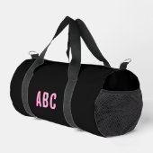 Vet Sport Roze 3 Letter Monogram Plunjezak (Rechterhoek)