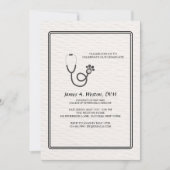 Vet Stethoscoop Uitnodiging (Voorkant)