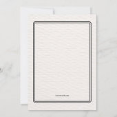 Vet Stethoscoop Uitnodiging (Achterkant)