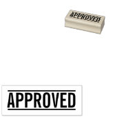 Vet stijl - goedgekeurd - Bedrijf/Organisatie Rubberstempel (Gestempeld)