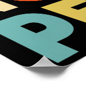 Vet  Stijl Grappig Anti-Trump Poster (Hoek)