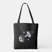 Vet & Stijlvol "Never Surrender" Canvas tas (Achterkant)