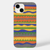 Vet Striped Pattern iPhone Case (Achterkant)