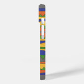 Vet Striped Pattern iPhone Case (Achterkant / Links)