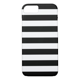 Vet Stripes Black en White iPhone 7 hoesje