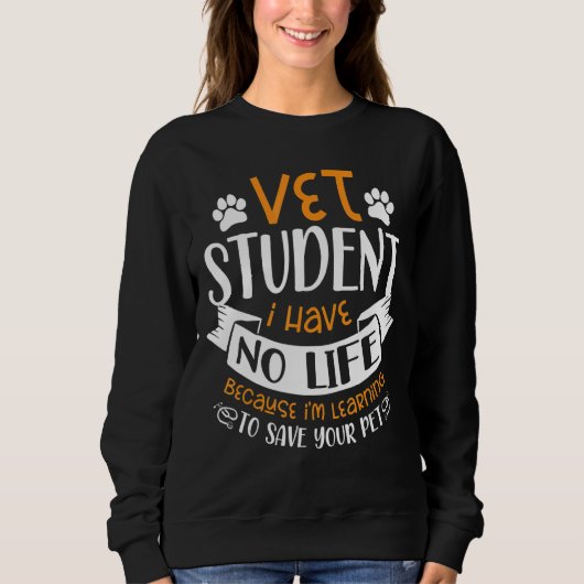 Vet Student Future Veterinarian Animal Trui (Voorkant)
