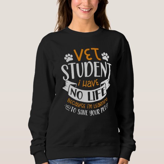 Vet Student Future Veterinarian Animal Trui (Voorkant)