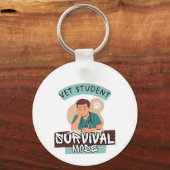 Vet Student Survival Mode – Vet Student Design Sleutelhanger (Voorkant)