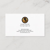 Vet Stunning Builders Service Logos Construction Visitekaartje (Achterkant)