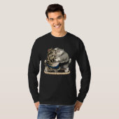 Vet Sumo-worstkatten T-shirt (Voorkant volledig)
