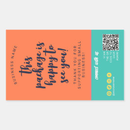 Vet Sunset Verpakking Label Sinaasappel Blauwgroen