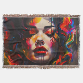 Vet surrealistisch portret deken