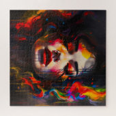 Vet surrealistisch portret legpuzzel (Horizontaal)