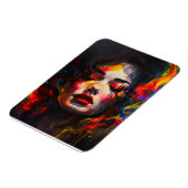 Vet surrealistisch portret magneet (Linkerzijde)