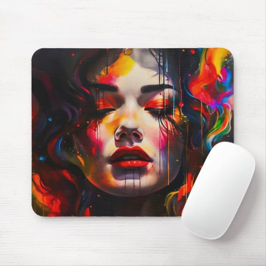 Vet surrealistisch portret muismat (Met muis)