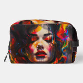 Vet surrealistisch portret toilettasje (Achterkant)