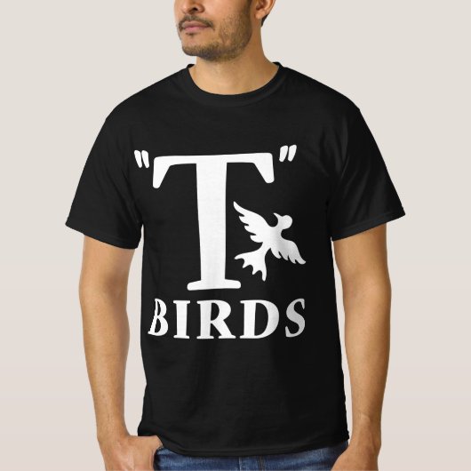 Vet T-Birds Rydell Hoge Mannen & Dames T-shirt (Voorkant)
