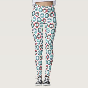 Vet tandheelkundig patroon - Tandheelkundige hygi Leggings