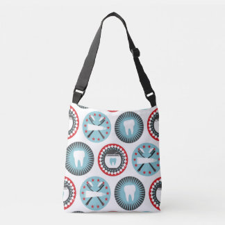 Vet tandheelkundig patroon - Tandheelkundige hygië Crossbody Tas