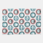 Vet tandheelkundig patroon - Tandheelkundige hygië Theedoek (Horizontaal)