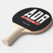 Vet Tech ADR. maar het behandelen van het Douane v Tafeltennisbatje (Voorkant Gekanteld)