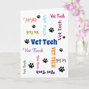 Vet Tech Afstuderen Card-2 Kaart