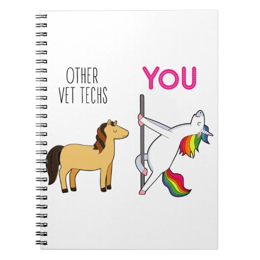 Vet Tech Appreciation Gift Notitieboek (Voorkant)