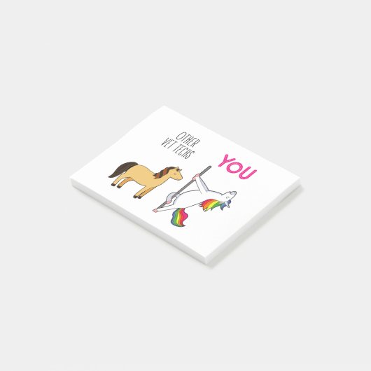 Vet Tech Appreciation Gift Post-it® Notes (Schuin)