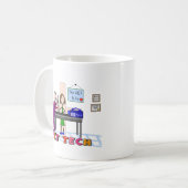 Vet Tech Art Gifts Koffiemok (Voorkant links)