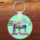 Vet Tech Art Gifts Sleutelhanger (Voorkant)