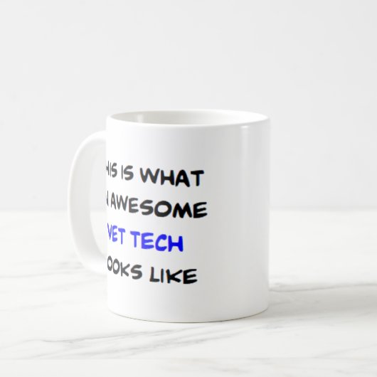 vet tech, awesome koffiemok (Voorkant links)