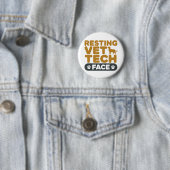 Vet Tech Esthetisch Cute Katten Honden Poot Ronde Button 5,7 Cm (In situ)