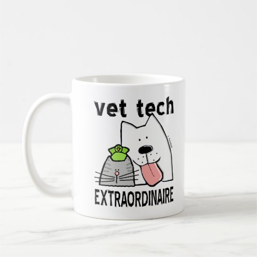 Vet Tech Extraordinaire Koffiemok (Links)