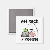 Vet Tech Extraordinaire Magneet (Voorkant / Achterkant)