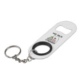 Vet Tech Extraordinaire Sleutelhanger Flessenopener (Voorkant Gekanteld)