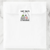 Vet Tech Extraordinaire Vierkante Sticker (Tas)