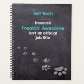 Vet Tech. . . Freakin-Geweldige wonderwerker Planner (Voorkant)