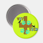 Vet Tech Gift Magneet (Voorkant / Achterkant)