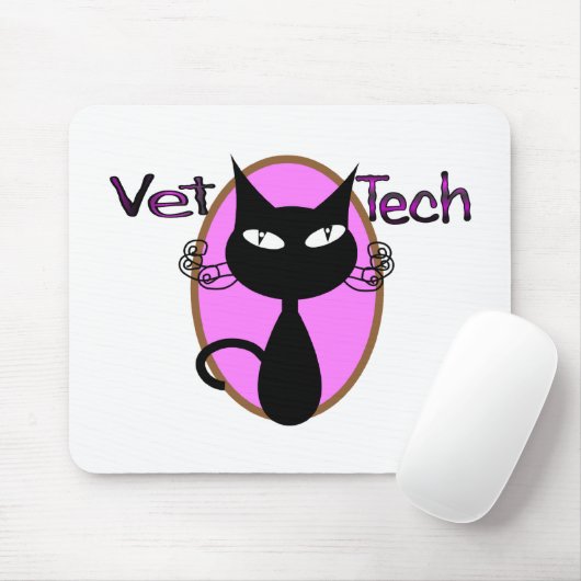 Vet Tech Gifts "Schattig katteontwerp" Muismat (Met muis)